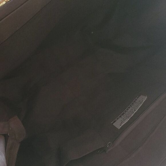 Sun & Sand Beach Tote Woven Straw weaved Ivory Brown Large bohemian neutral - Picture 8 of 10